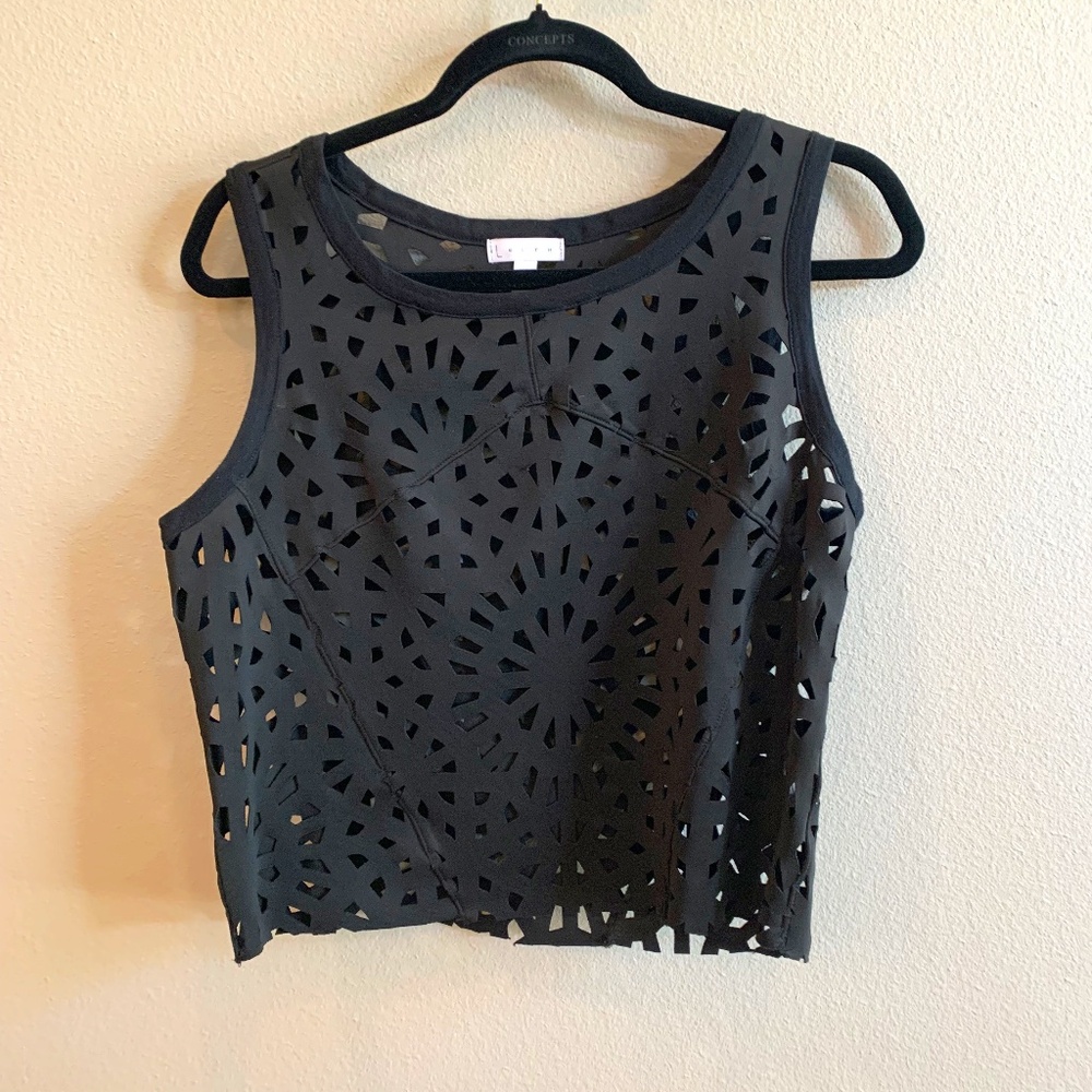 Leith cut out sleeveless top